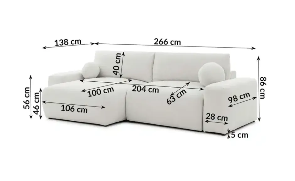 S-STYLE Ecksofa