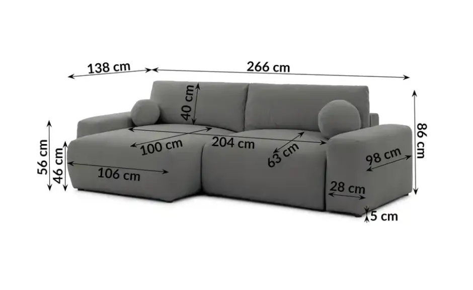 S-STYLE Ecksofa