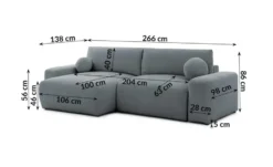 S-STYLE Ecksofa