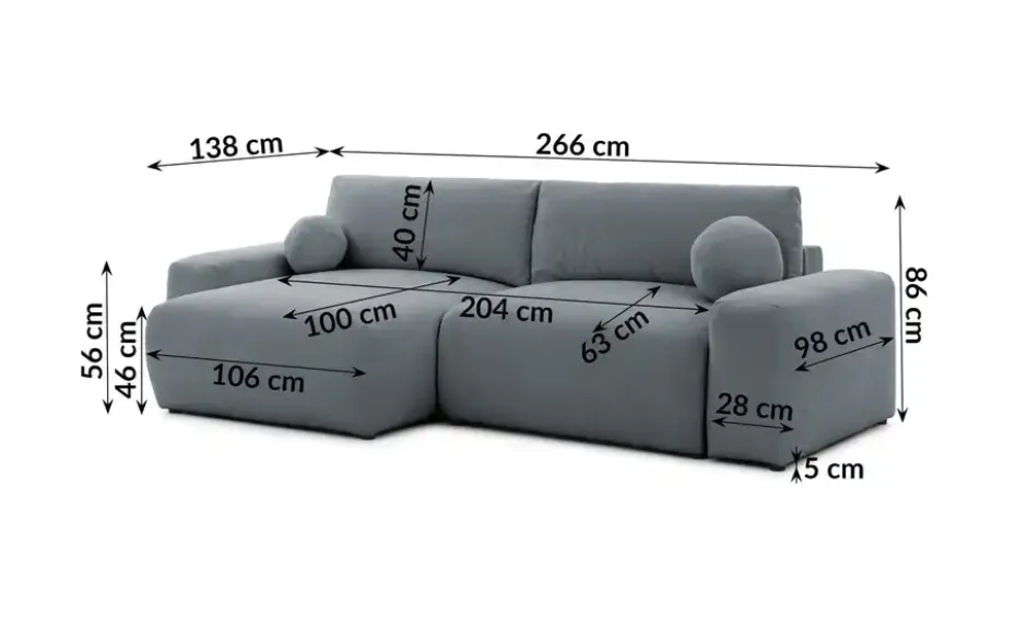 S-STYLE Ecksofa