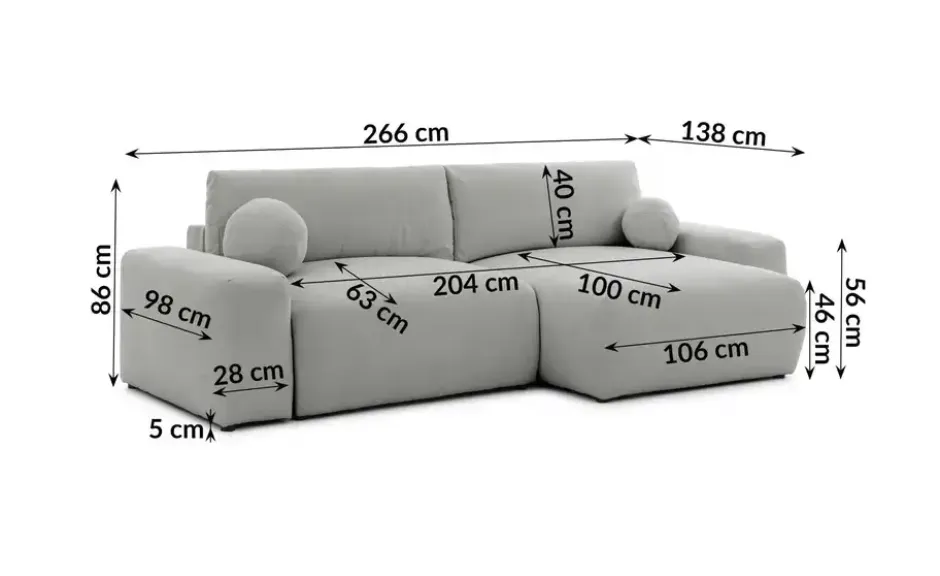 S-STYLE Ecksofa