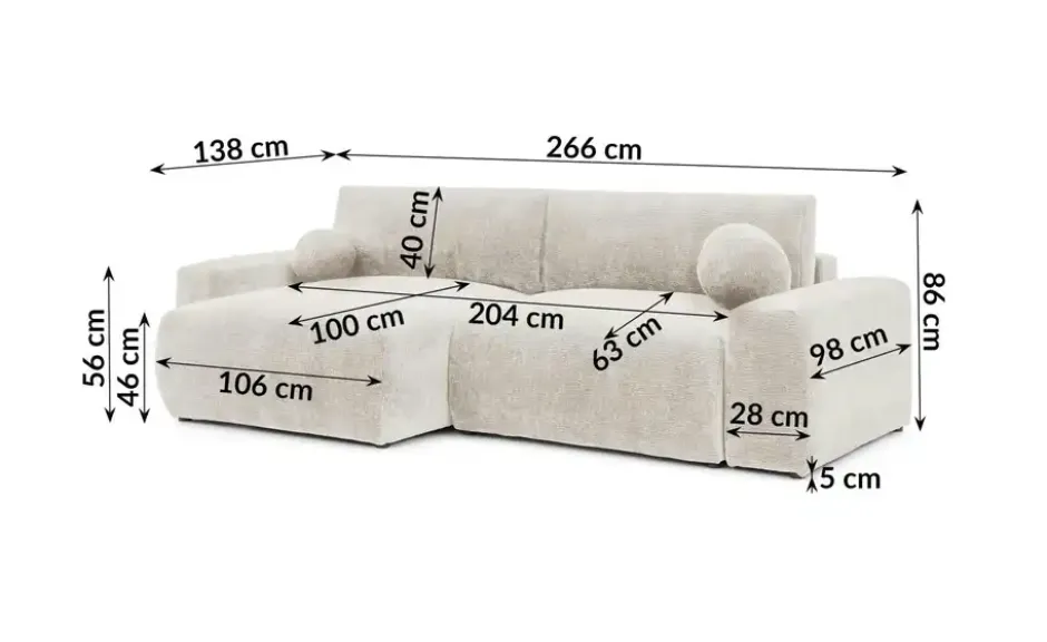 S-STYLE Ecksofa
