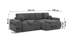 S-STYLE Ecksofa
