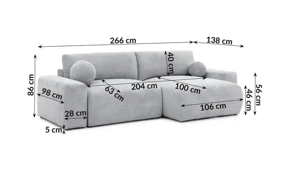 S-STYLE Ecksofa