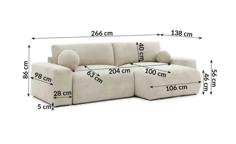 S-STYLE Ecksofa