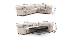 S-STYLE Ecksofa