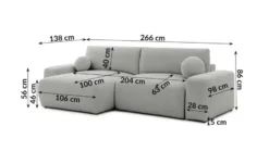 S-STYLE Ecksofa