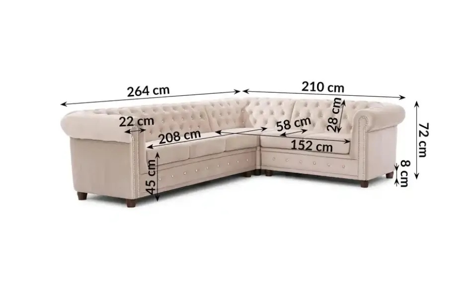 S-STYLE Ecksofa