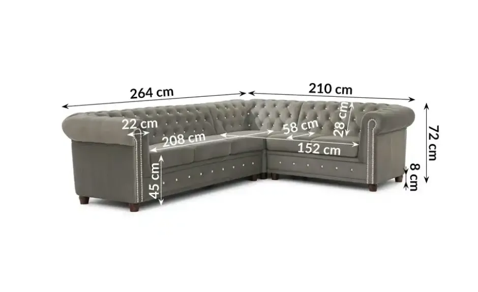 S-STYLE Ecksofa