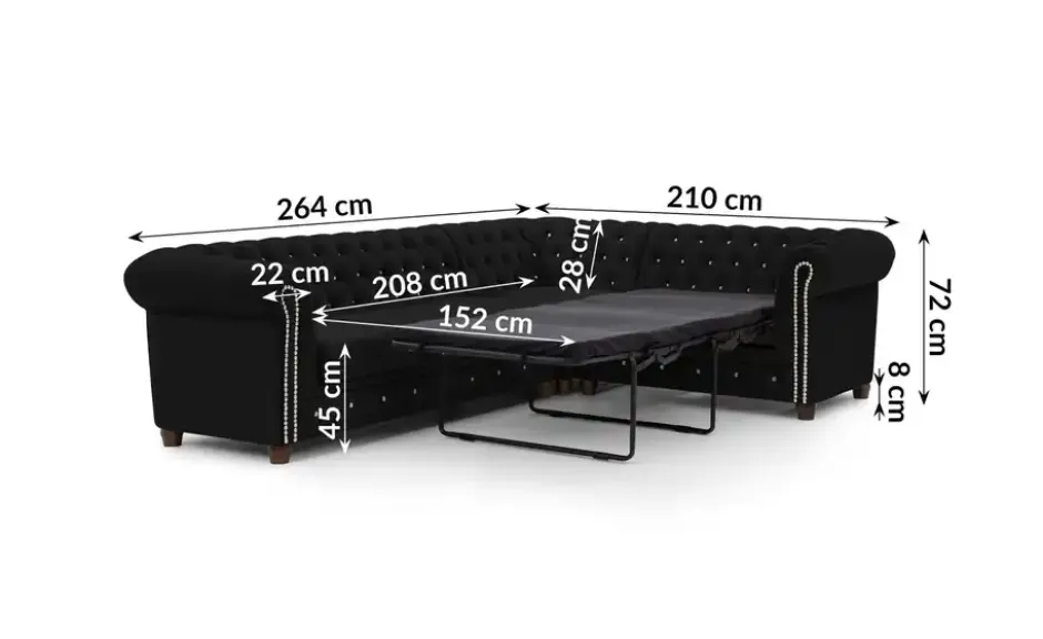 S-STYLE Ecksofa