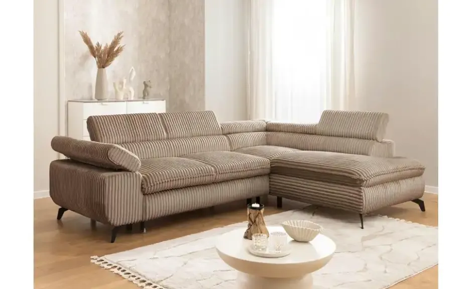 S-STYLE Ecksofa .css-bauhey::before{content:'- ';}.css-bauhey::after{content:'- ';}mit Schlaffunktion Bonnie