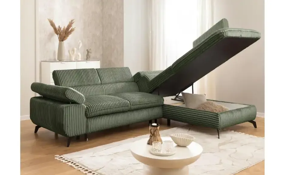 S-STYLE Ecksofa .css-bauhey::before{content:'- ';}.css-bauhey::after{content:'- ';}mit Schlaffunktion Bonnie