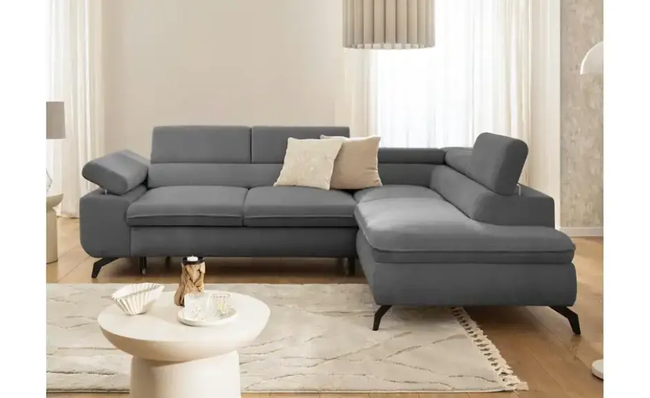 S-STYLE Ecksofa .css-bauhey::before{content:'- ';}.css-bauhey::after{content:'- ';}mit Schlaffunktion Bonnie