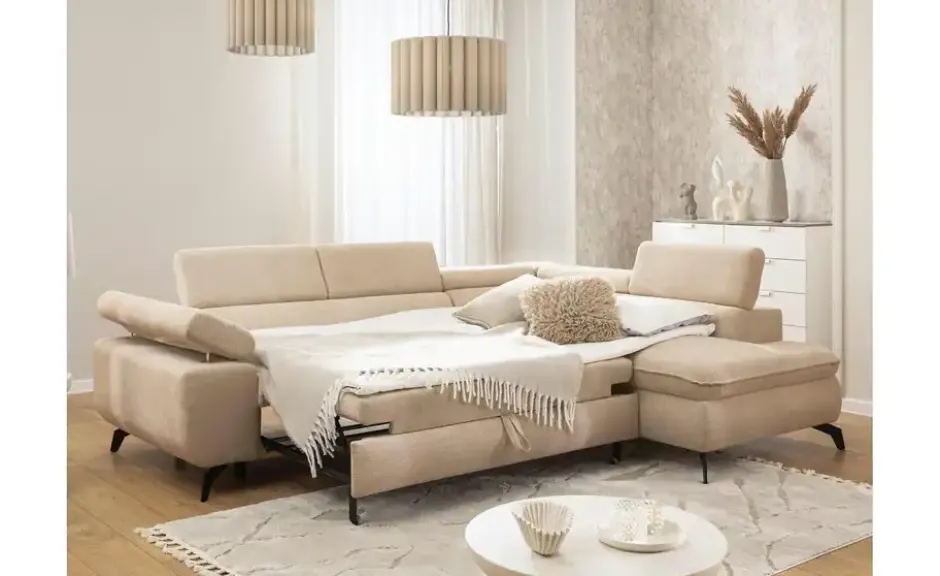 S-STYLE Ecksofa .css-bauhey::before{content:'- ';}.css-bauhey::after{content:'- ';}mit Schlaffunktion Bonnie