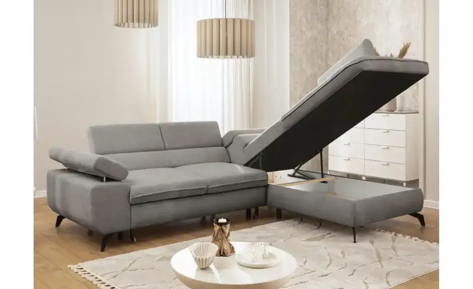 S-STYLE Ecksofa .css-bauhey::before{content:'- ';}.css-bauhey::after{content:'- ';}mit Schlaffunktion Bonnie