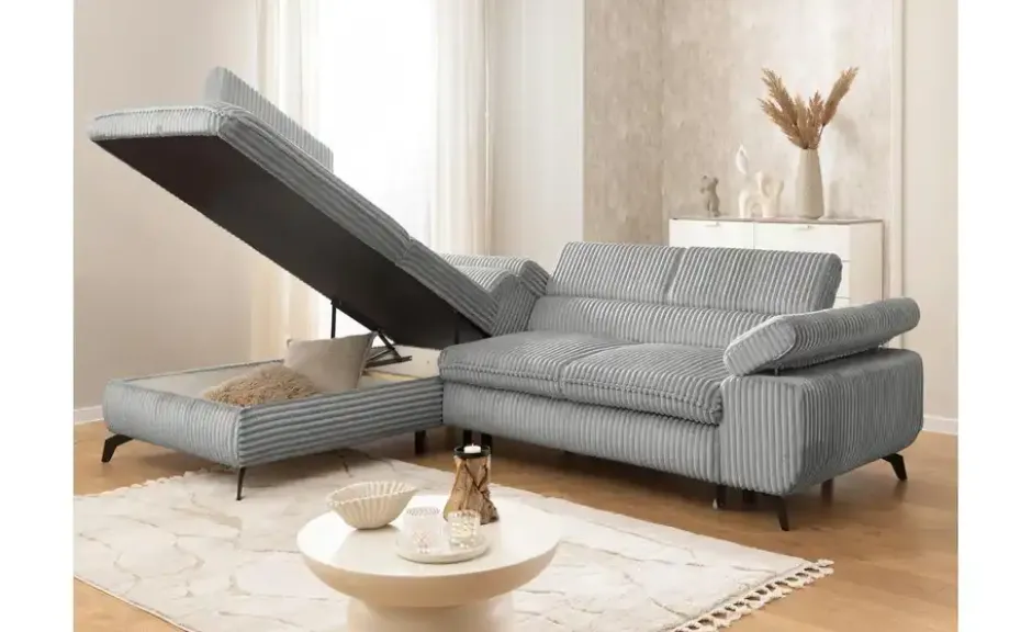 S-STYLE Ecksofa .css-bauhey::before{content:'- ';}.css-bauhey::after{content:'- ';}mit Schlaffunktion Bonnie