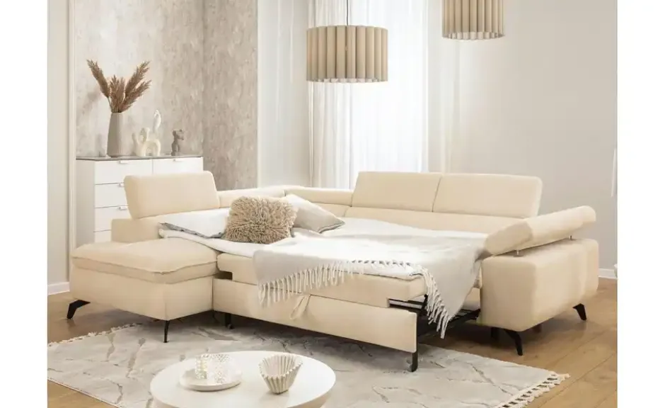 S-STYLE Ecksofa .css-bauhey::before{content:'- ';}.css-bauhey::after{content:'- ';}mit Schlaffunktion Bonnie
