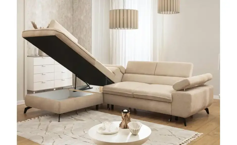 S-STYLE Ecksofa .css-bauhey::before{content:'- ';}.css-bauhey::after{content:'- ';}mit Schlaffunktion Bonnie