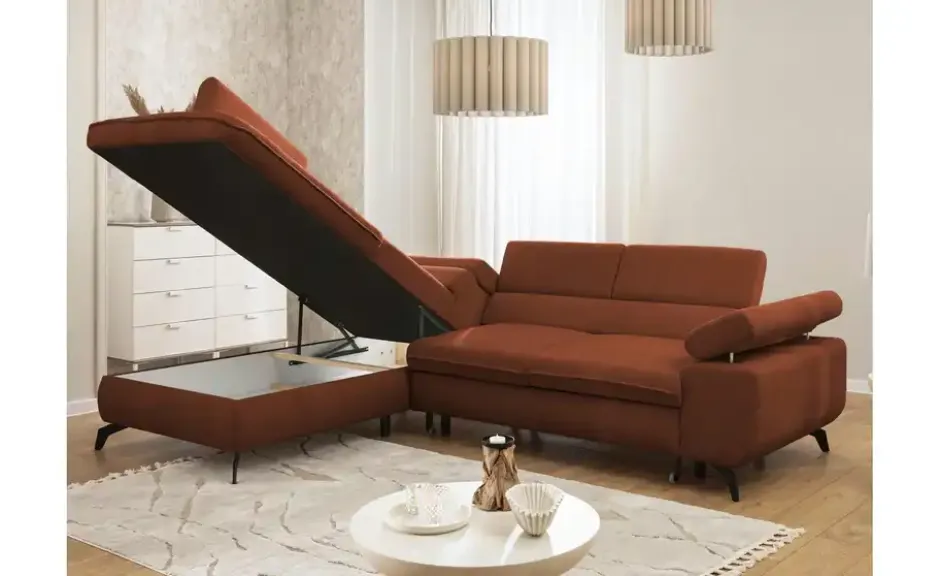 S-STYLE Ecksofa .css-bauhey::before{content:'- ';}.css-bauhey::after{content:'- ';}mit Schlaffunktion Bonnie