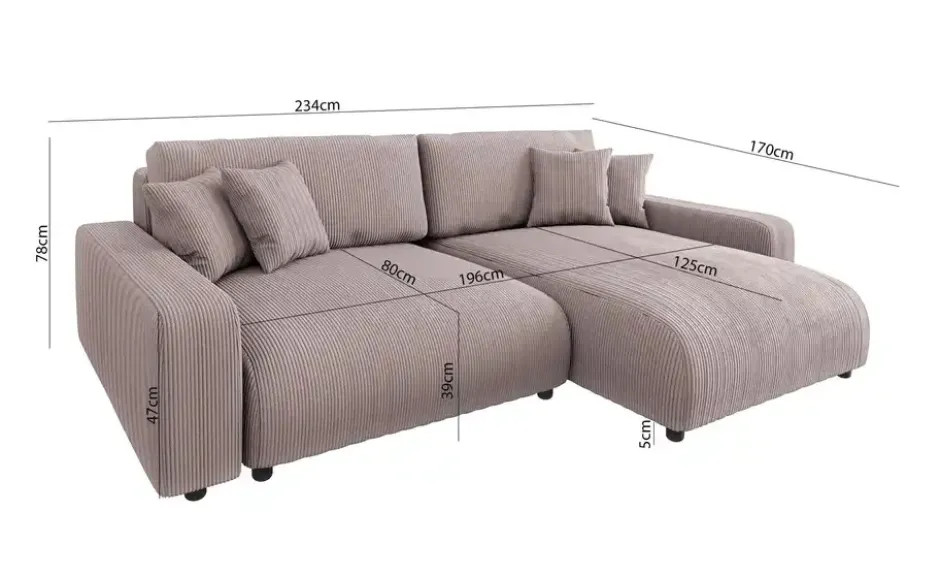S-STYLE Ecksofa Emma