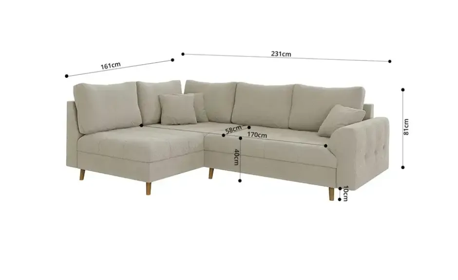 S-STYLE Ecksofa Lars