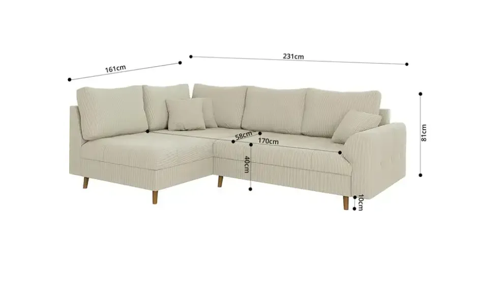 S-STYLE Ecksofa Maya
