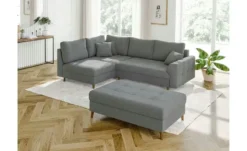 S-STYLE Ecksofa mit Hocker Lars