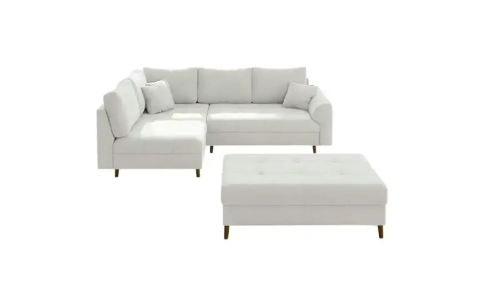 S-STYLE Ecksofa mit Hocker Lars