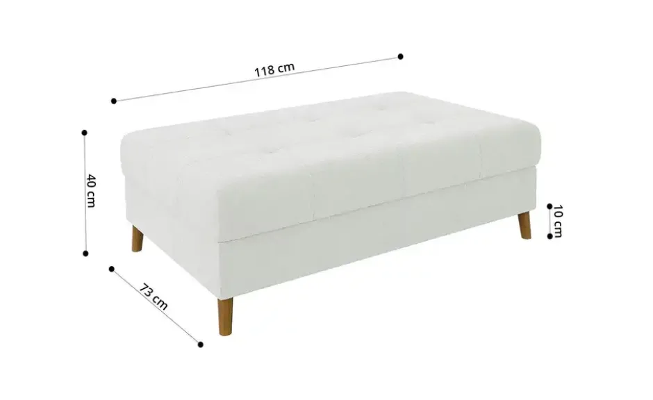 S-STYLE Ecksofa mit Hocker Lars