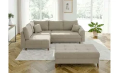 S-STYLE Ecksofa mit Hocker Lars