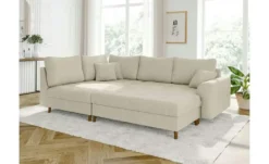 S-STYLE Ecksofa mit Hocker Maya