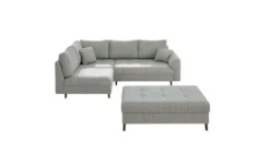 S-STYLE Ecksofa mit Hocker Maya