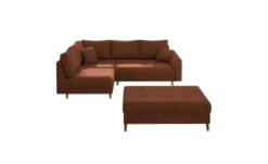 S-STYLE Ecksofa mit Hocker Maya