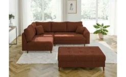 S-STYLE Ecksofa mit Hocker Maya