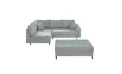 S-STYLE Ecksofa mit Hocker Trygve