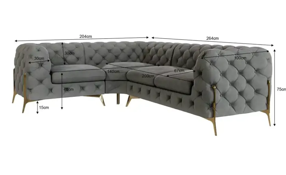 S-STYLE Ecksofa Natalie