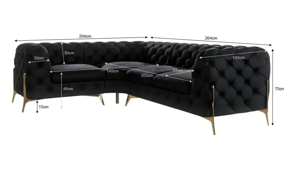 S-STYLE Ecksofa Natalie