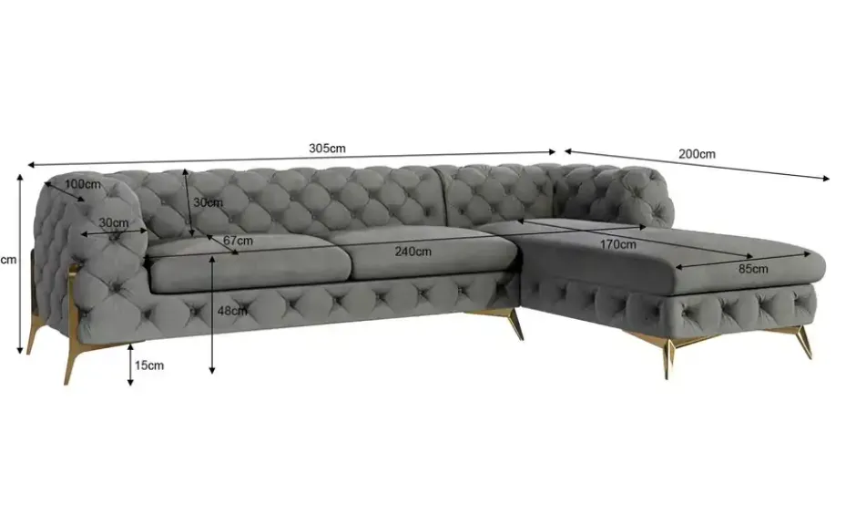 S-STYLE Ecksofa Natalie