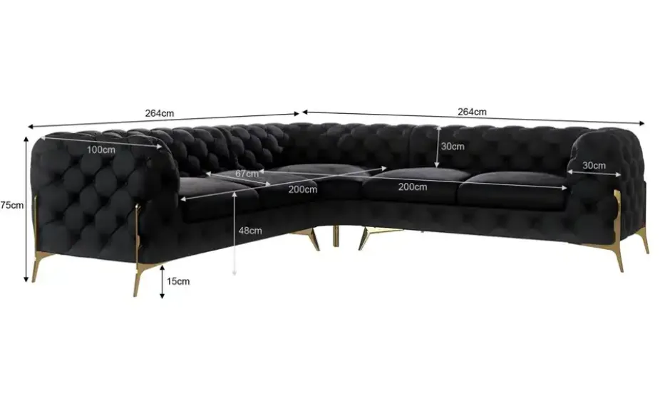 S-STYLE Ecksofa Natalie