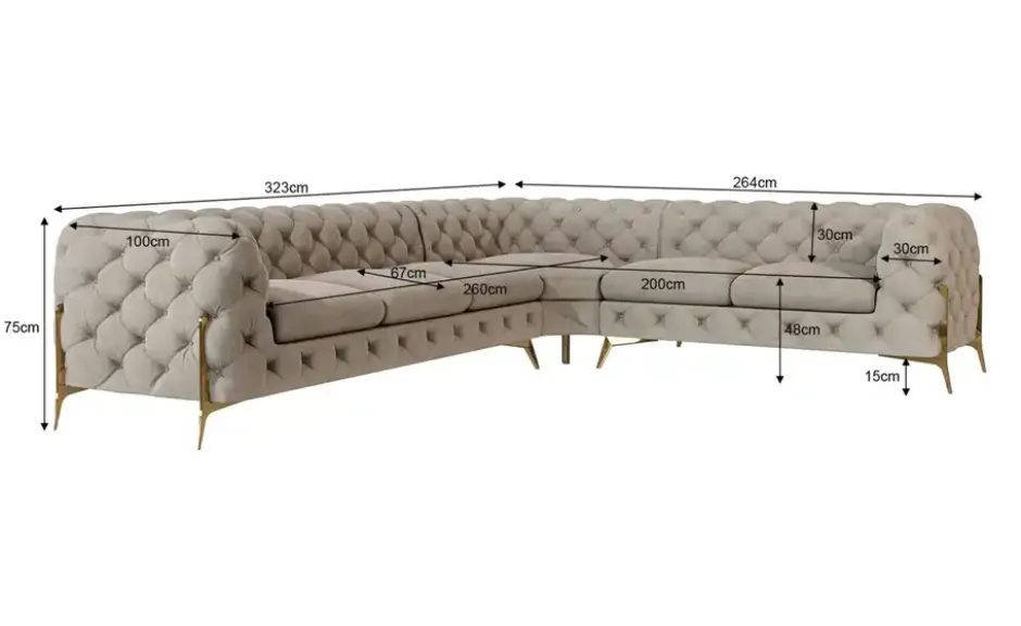 S-STYLE Ecksofa Natalie