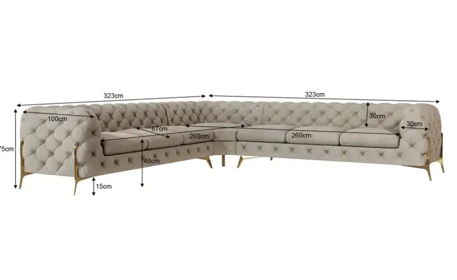 S-STYLE Ecksofa Natalie