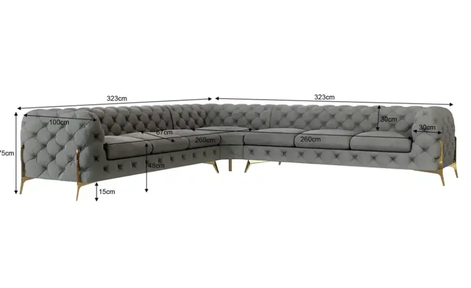 S-STYLE Ecksofa Natalie