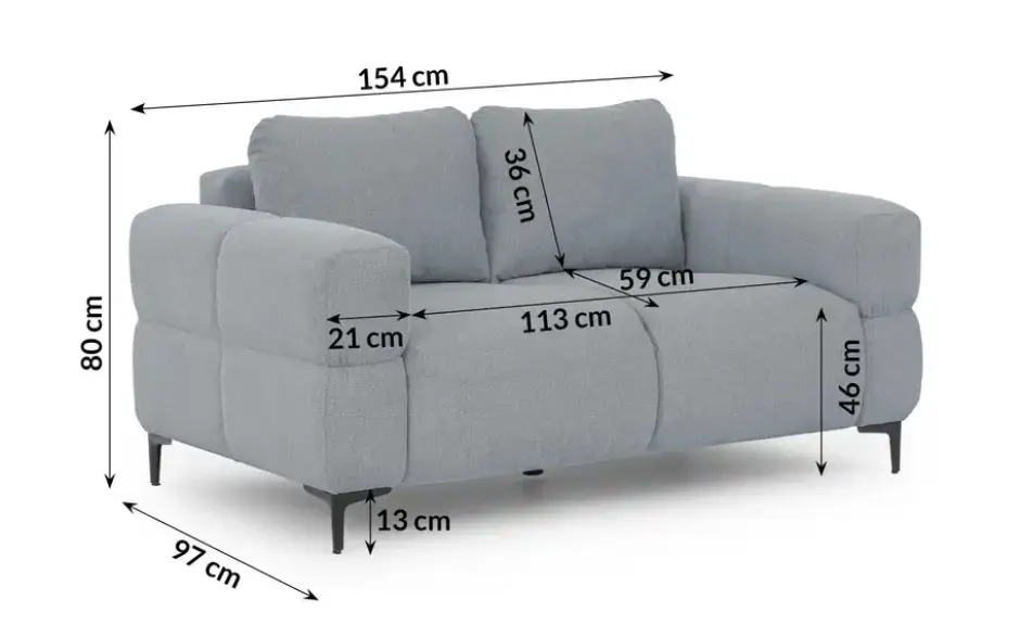S-STYLE Einzelsofa Cardea
