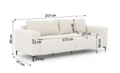 S-STYLE Einzelsofa Cardea