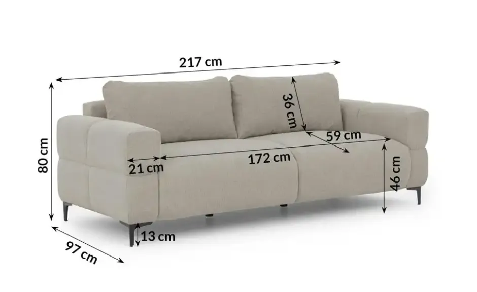 S-STYLE Einzelsofa Cardea
