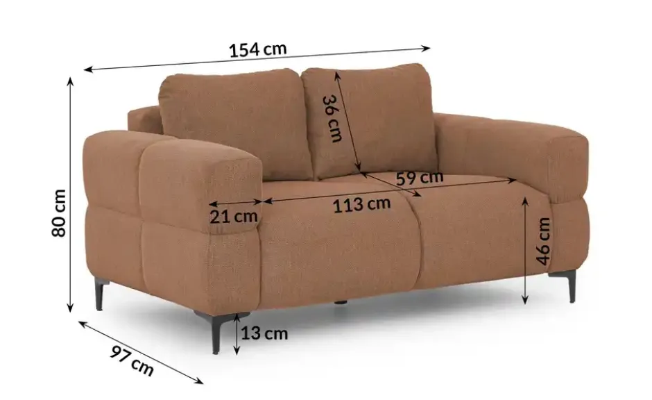 S-STYLE Einzelsofa Cardea