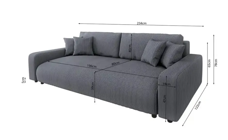 S-STYLE Einzelsofa Emma