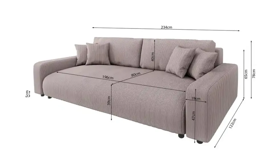 S-STYLE Einzelsofa Emma