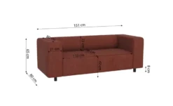 S-STYLE Einzelsofa Oskar