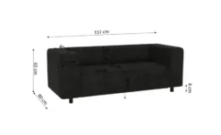 S-STYLE Einzelsofa Oskar